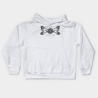 Show & Tell - Black and White Kids Hoodie